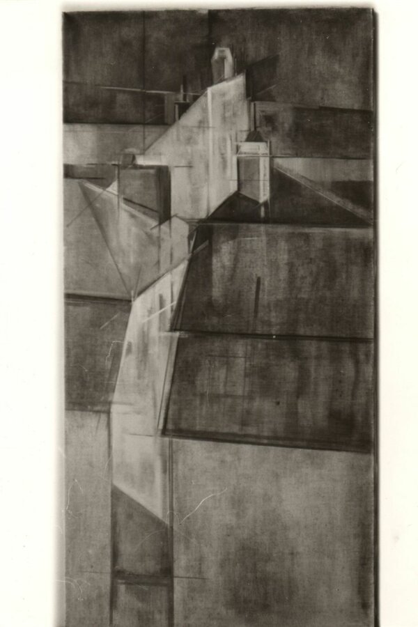 Vladimíra Sedláková, Brněnský motiv, 1980, olej